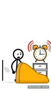 Stickman explainer scene rendering in the studio