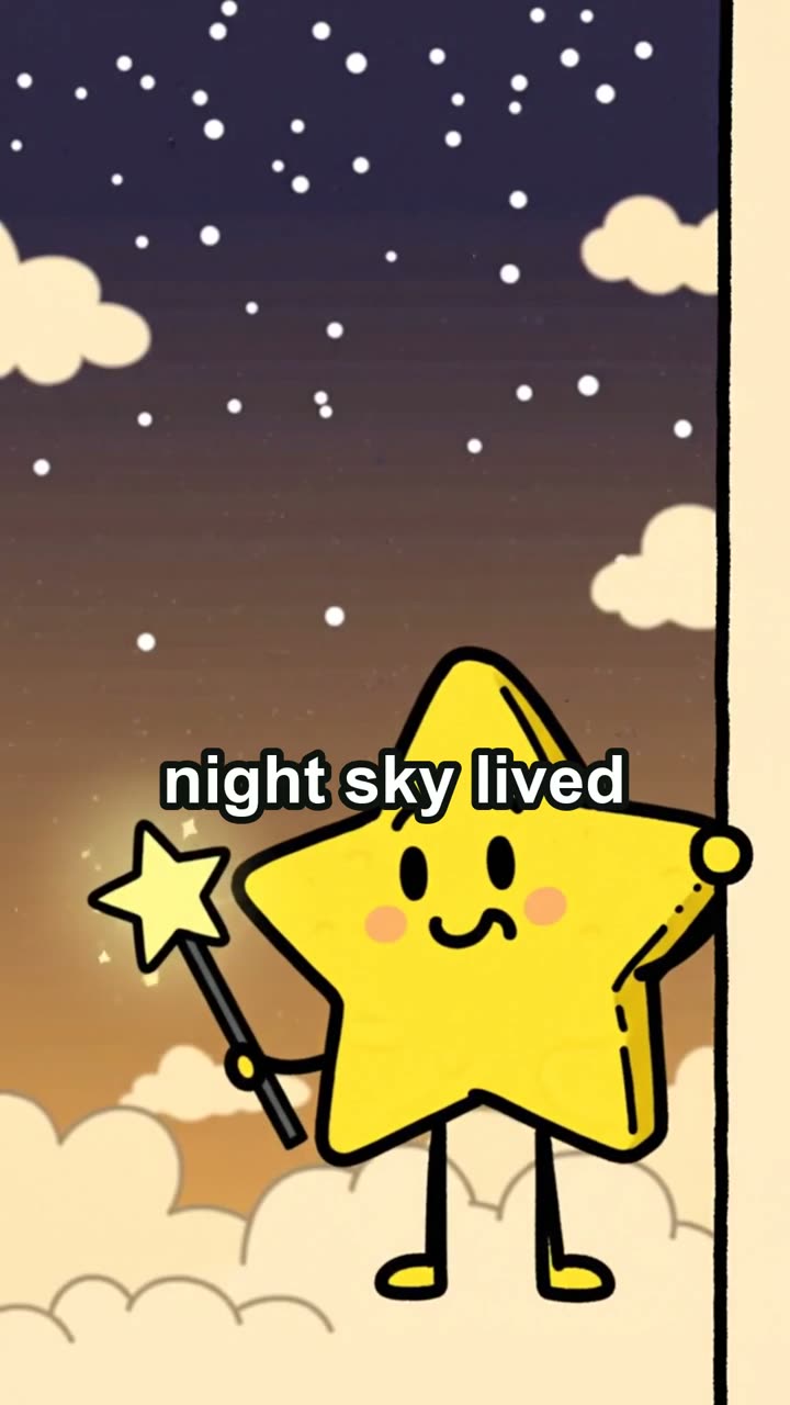 The little star who was too shy to shine